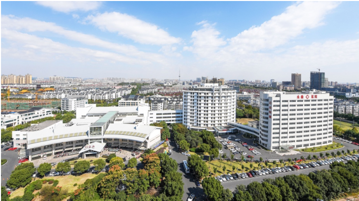 Panoramic view of a partner hospital campus in China